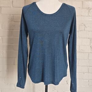 The North Face FlashDry Long Sleeve Striped Active Shirt​┃Gorpcore Granola Girl
